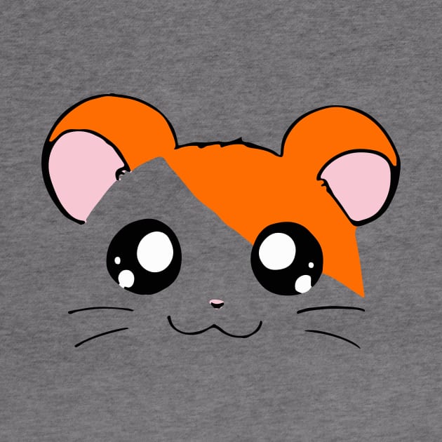 Hamtaro Hamster Cute Kawaii Face by HeyListen